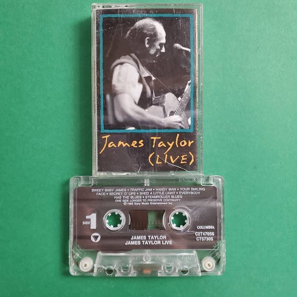 James Taylor Live Cassette 1993 Columbia